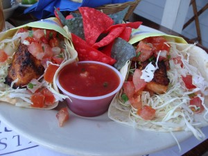 salmon tacos