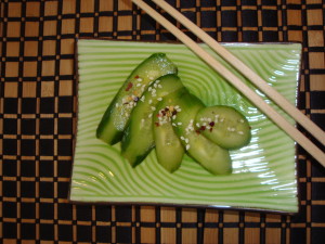 Japanese cucumber salad recipe