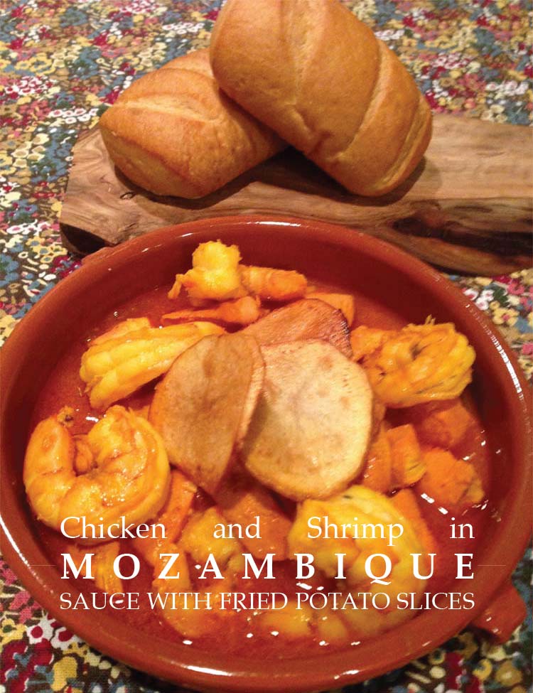 Chicken & Shrimp in Mozambique Sauce - RoadTripFlavors