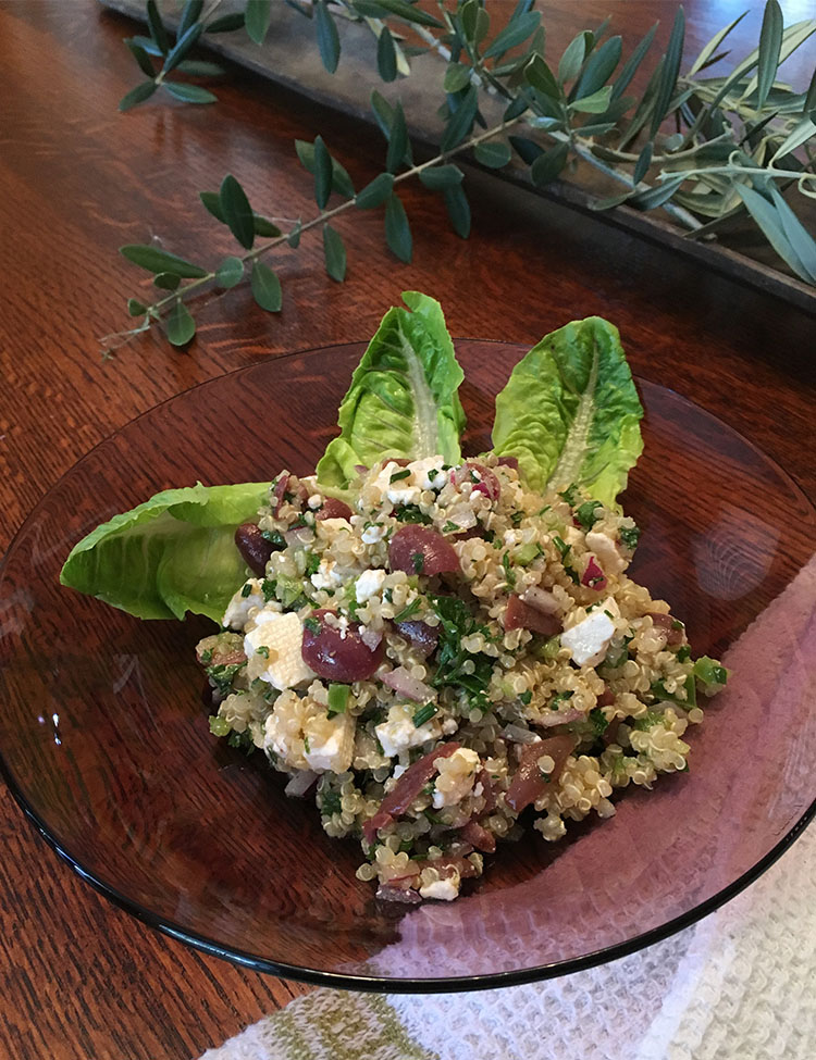 Savory Quinoa Salad - RoadTripFlavors